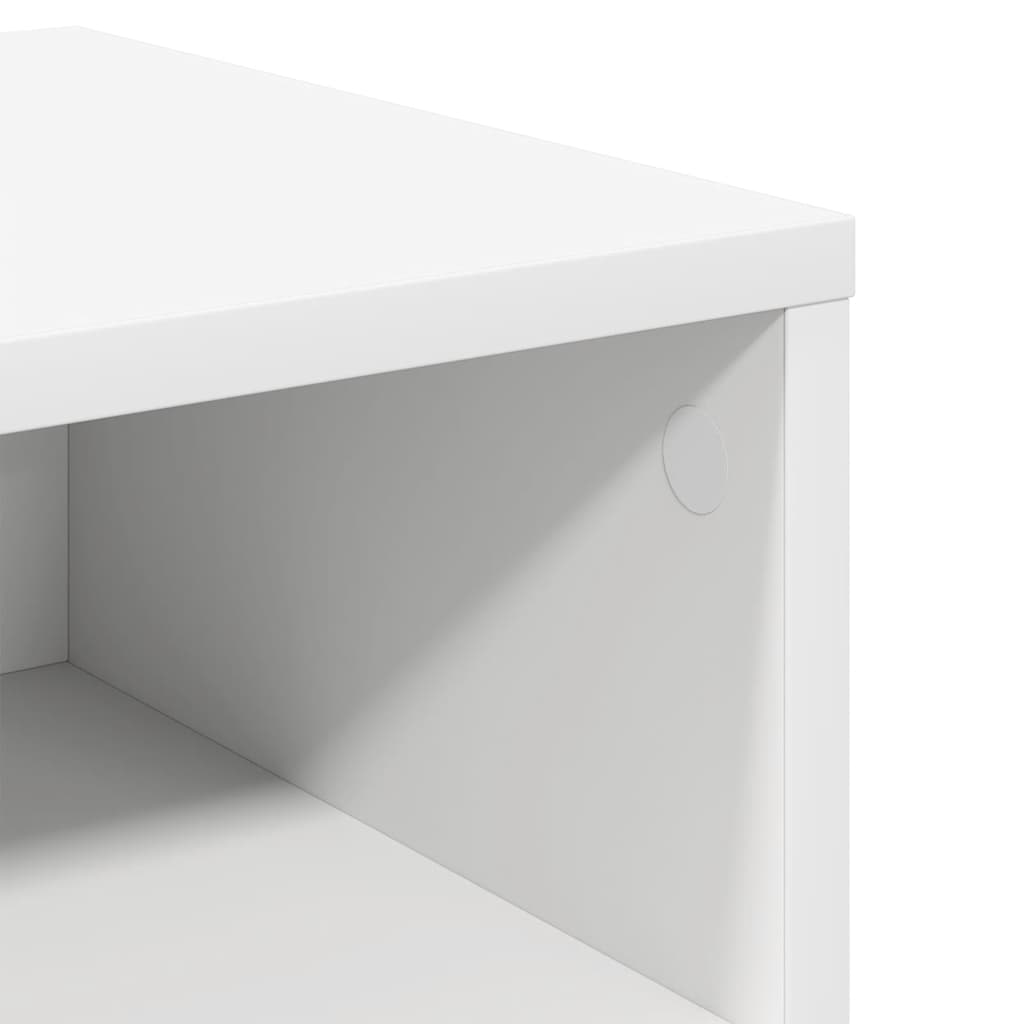 Bedside Cabinet | White | Engineered wood | Compact | Bedside Cabinet