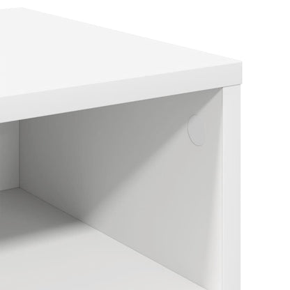Bedside Cabinet | White | Engineered wood | Compact | Bedside Cabinet