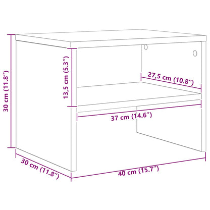 Bedside Cabinet | Sonoma Oak | Engineered wood | Small | Bedside Cabinet