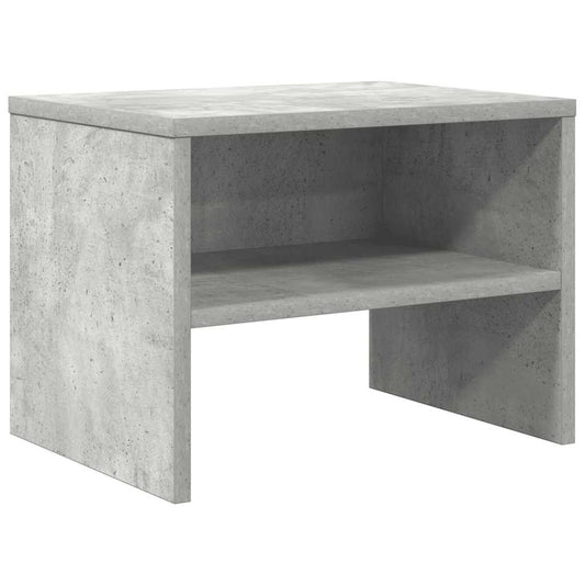 Bedside Cabinet | Concrete grey | Engineered wood | 40x30x30 cm