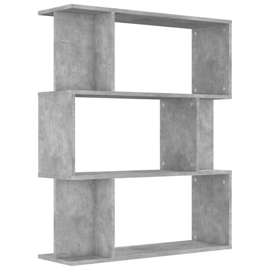 Book Cabinet | Concrete Grey | Engineered Wood | Medium | Book Cabinet