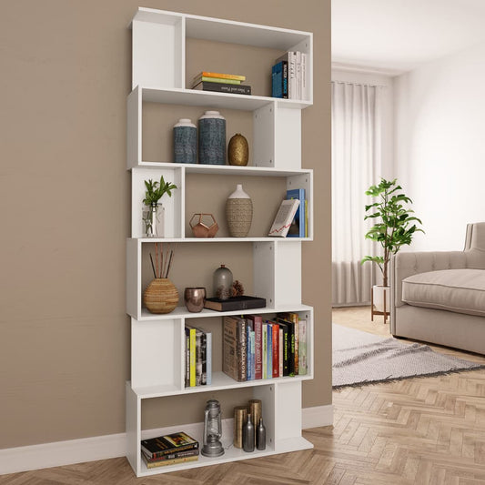 Book Cabinet | White | Engineered Wood | Large | Book Cabinet