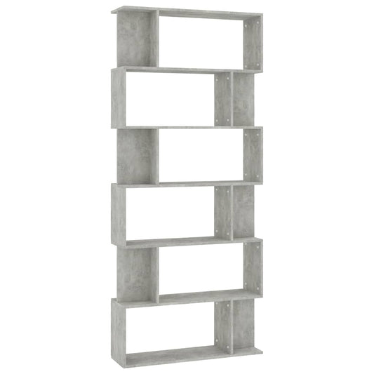 Book Cabinet | Concrete Grey | Engineered Wood