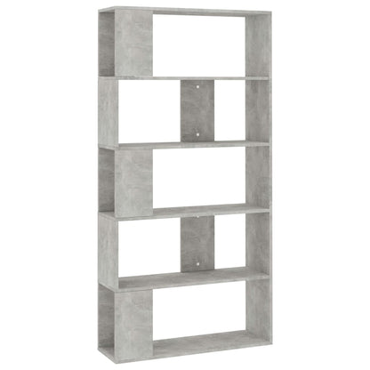 Book Cabinet/Room Divider Concrete Grey 80x24x159 cm Engineered Wood