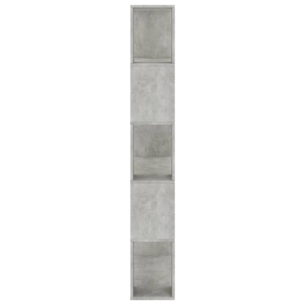 Book Cabinet/Room Divider Concrete Grey 80x24x159 cm Engineered Wood