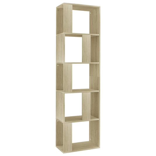 Book Cabinet | Sonoma oak | Engineered wood | 45x24x159 cm | Book Cabinet