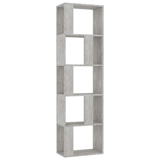 Book Cabinet | Concrete Grey | Engineered Wood | 159 | Book Cabinet