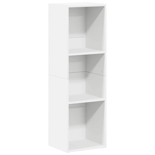 Book Cabinet | White | Engineered wood | 36 x 30 x 114 cm | Book Cabinet