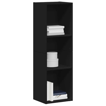 Book Cabinet/TV Cabinet Black 36x30x114 cm Engineered Wood