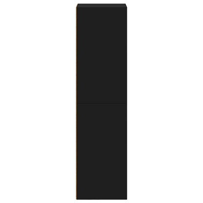 Book Cabinet/TV Cabinet Black 36x30x114 cm Engineered Wood