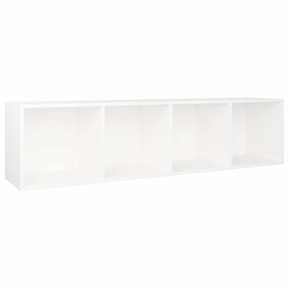 Book Cabinet/TV Cabinet White 36x30x143 cm Engineered Wood