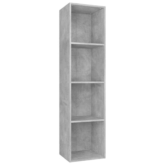 Book Cabinet | Concrete grey | Engineered wood | Medium | Book Cabinet