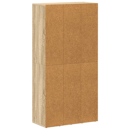 Book Cabinet/Sideboard Sonoma Oak 66x30x130 cm Engineered Wood