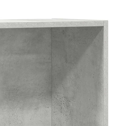 Book Cabinet | Concrete grey | Engineered wood | 130 cm tall