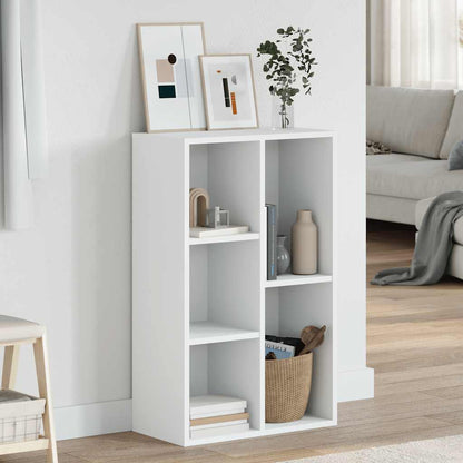 Book Cabinet/Sideboard White 50x25x80 cm Engineered Wood