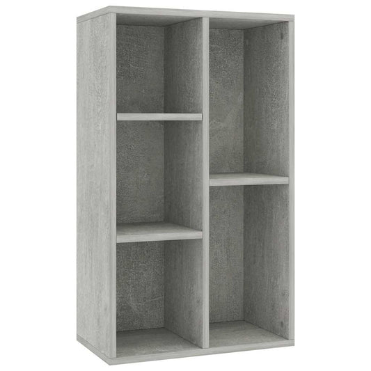 Book Cabinet | Concrete grey | Engineered wood | Medium-sized