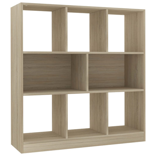 Book Cabinet | Sonoma oak | Engineered wood | Large | Book Cabinet
