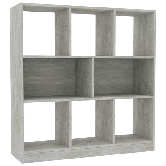 Book Cabinet | Concrete grey | Engineered wood | 97.5x29.5x100 cm