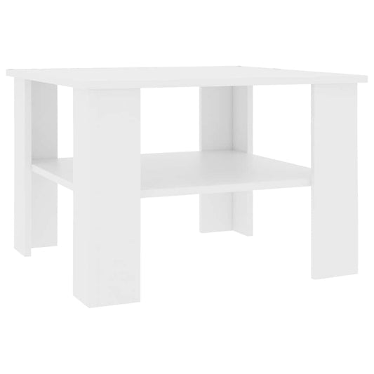 Coffee Table | White | Engineered wood | Small | Coffee Table | Square