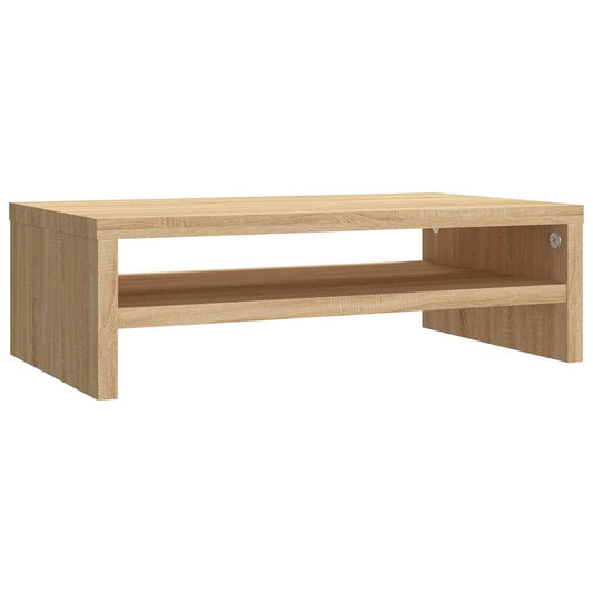 Monitor Stand | Sonoma oak | Engineered wood | Perfect for desktop use