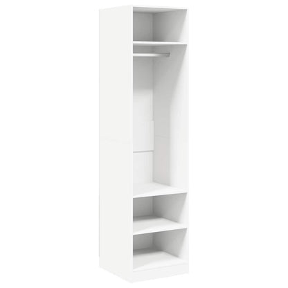Wardrobe White 50x50x200 cm Engineered Wood
