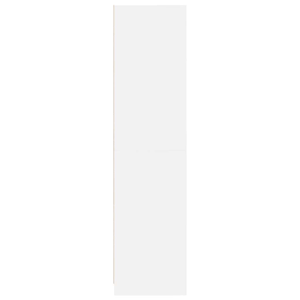 Wardrobe White 50x50x200 cm Engineered Wood