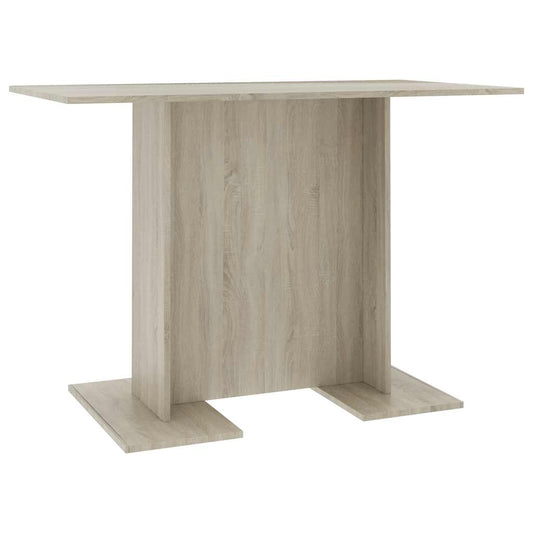 800246 vidaXL Dining Table Sonoma Oak 110x60x75 cm Engineered Wood