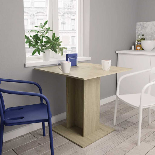 Dining Table | Sonoma oak | Engineered wood | Medium | Durable