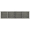 Book Cabinet/TV Cabinet Concrete Grey 143x30x36 cm