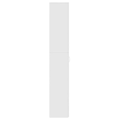 Office Cabinet White 60x32x190 cm Engineered Wood