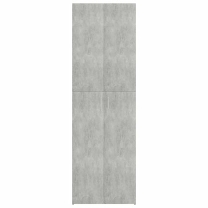 Office Cabinet | Concrete grey | Engineered wood | Tall storage