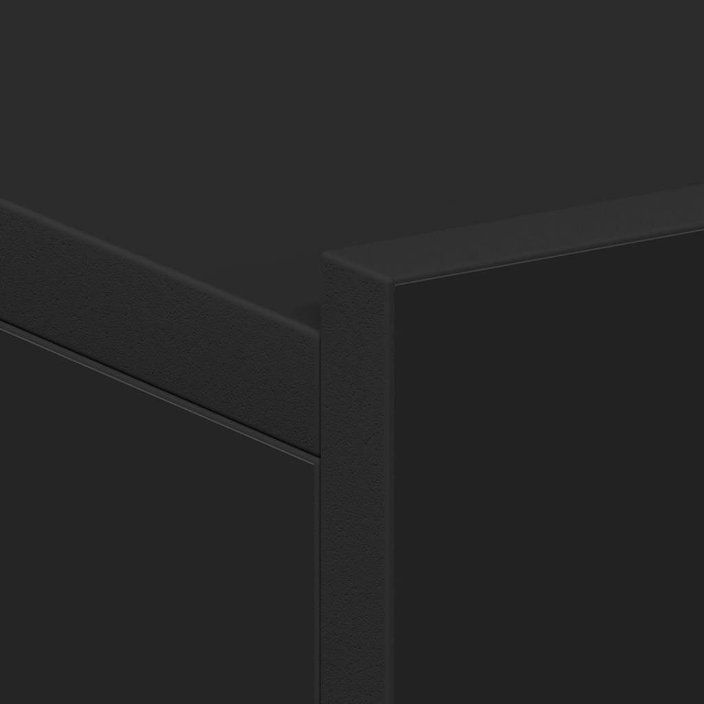 Floating Nightstand Black 40x30x15 cm Engineered Wood