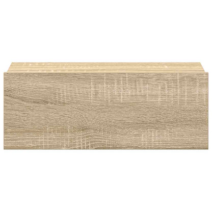 Floating Nightstands 2 pcs Sonoma Oak 40x30x15 cm Engineered Wood