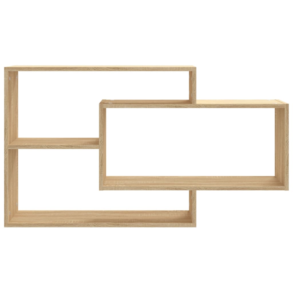 Wall Shelf Sonoma Oak 104x20x58.5 cm Engineered Wood