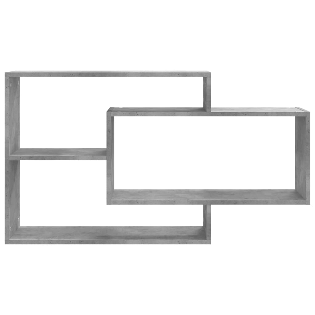 Wall Shelf Concrete Grey 104x20x58.5 cm Engineered Wood