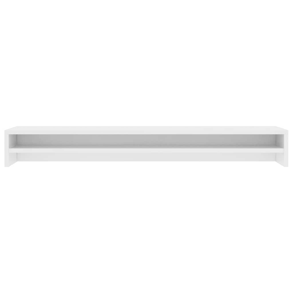 Monitor Stand White 100x24x13 cm Engineered Wood