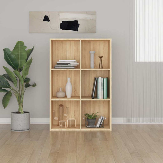 Book Cabinet | Sonoma Oak | Engineered Wood | Medium | Book Cabinet