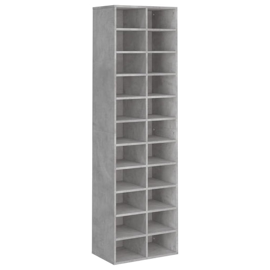 Shoe Cabinet | Concrete grey | Engineered wood | Tall | Shoe Cabinet