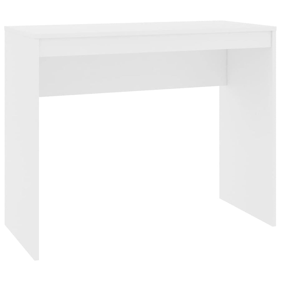 Desk White 35.4"x15.7"x28.3" Engineered Wood