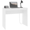 Desk White 35.4"x15.7"x28.3" Engineered Wood
