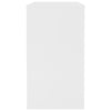 Desk White 35.4"x15.7"x28.3" Engineered Wood