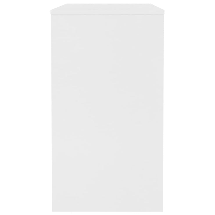 Desk White 35.4"x15.7"x28.3" Engineered Wood