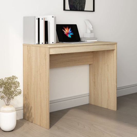 Desk | Sonoma Oak | Engineered Wood | Small | Minimalist | Desk