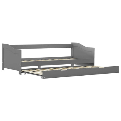Sofa Bed Frame | Grey | Pine wood and plywood | 90x200 cm