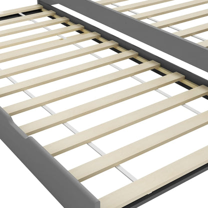 Sofa Bed Frame | Grey | Pine wood and plywood | 90x200 cm