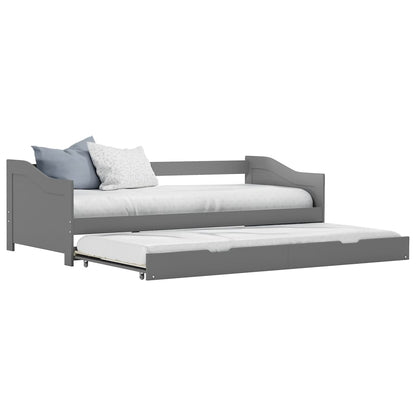 Sofa Bed Frame | Grey | Pine wood and plywood | 90x200 cm
