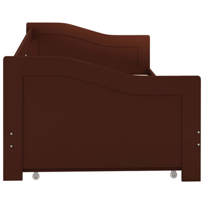 Sofa Bed Frame | Dark Brown | Pine wood, Plywood slats | 90x200 cm