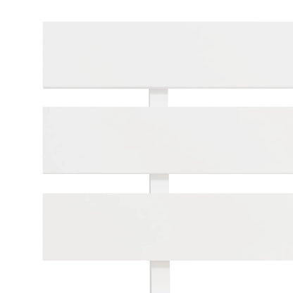 Bed Frame | White | Solid pine wood, plywood | Double | Modern
