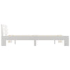 Bed Frame without Mattress White 140x200cm Solid Wood Pine