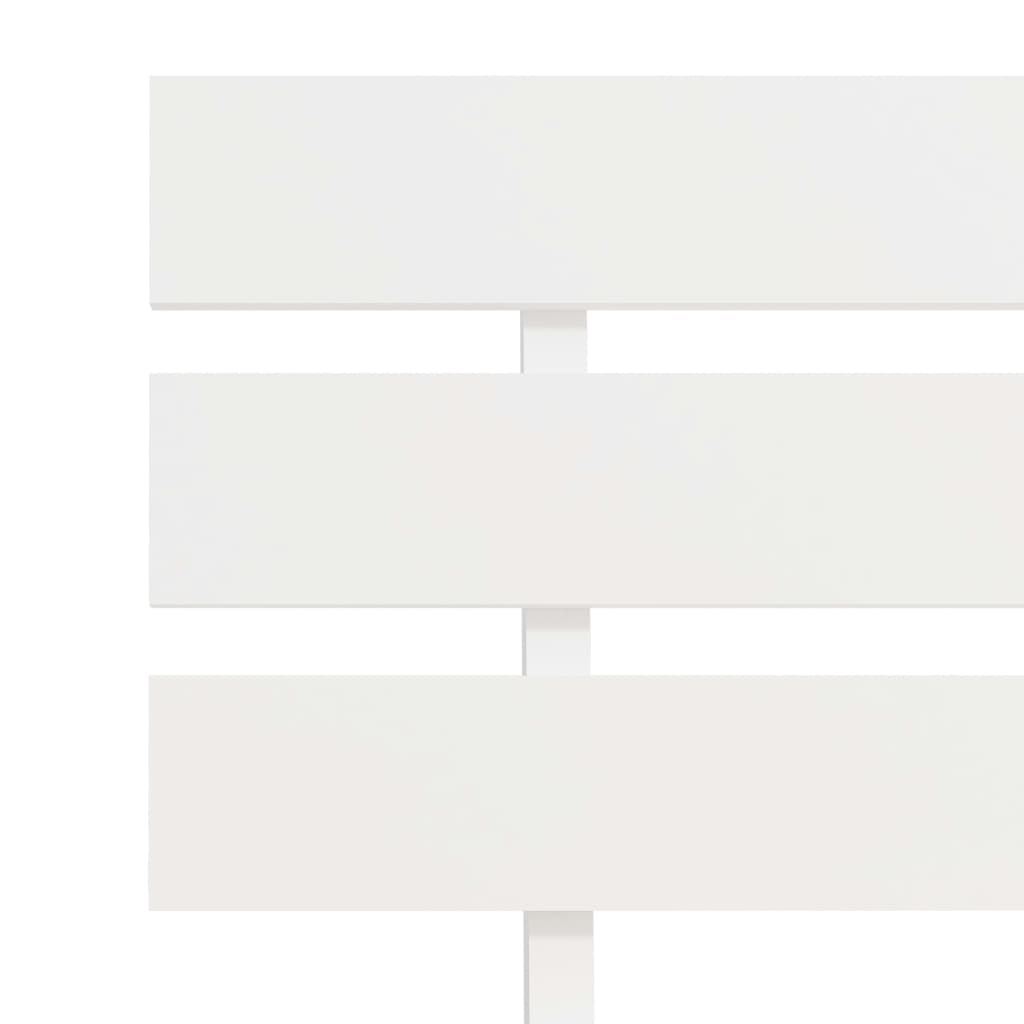 Bed Frame | White | Solid pine wood and Plywood | Double | Durable